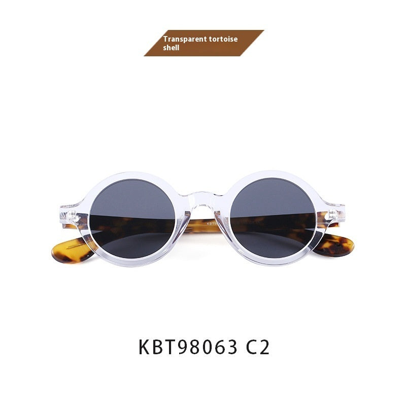 transparent tortoise shell vintage sunglasses