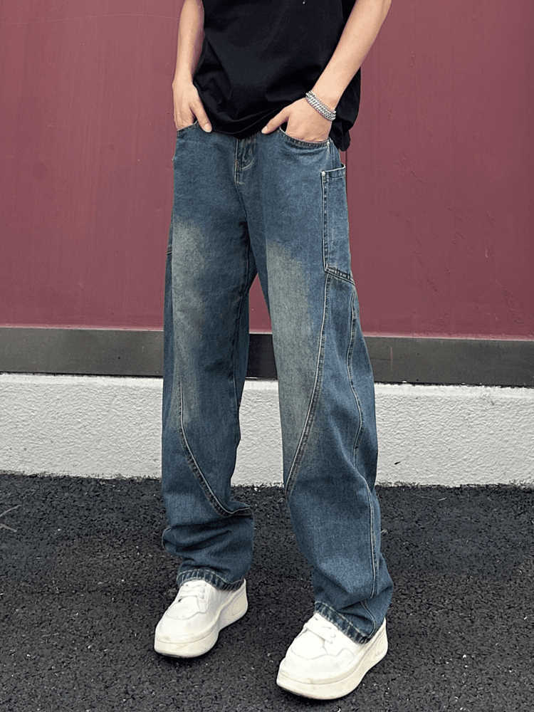 Men's Urban Wide-Leg Denim