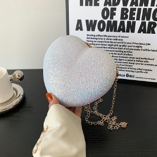 Heart-Shaped Evening Clutch