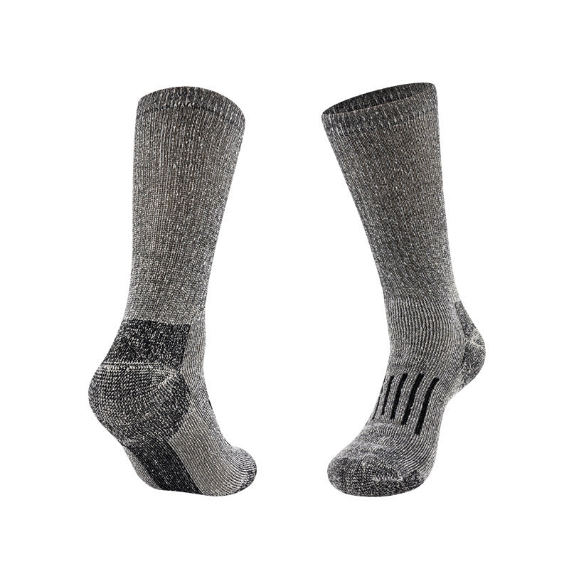 Dark gray wool socks – classic color, ideal for snowy conditions