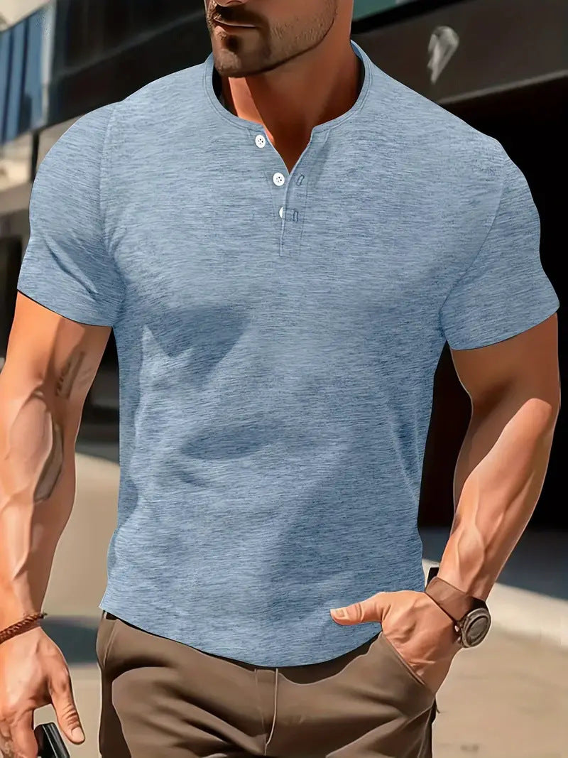 Men's Casual Fashion Short Sleeved Shirt