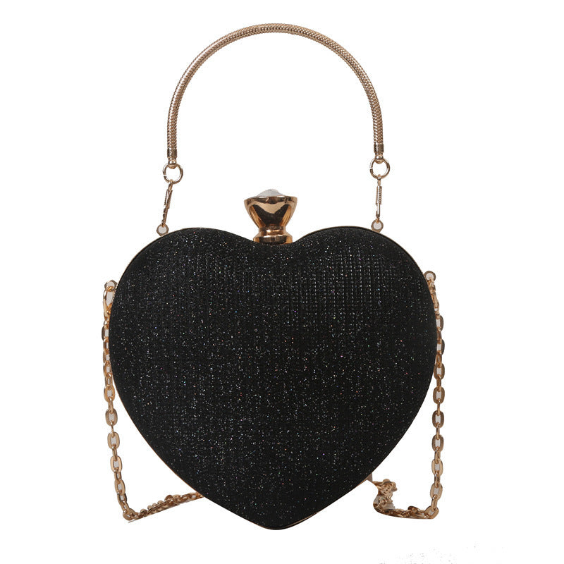 Heart-Shaped Evening Clutch