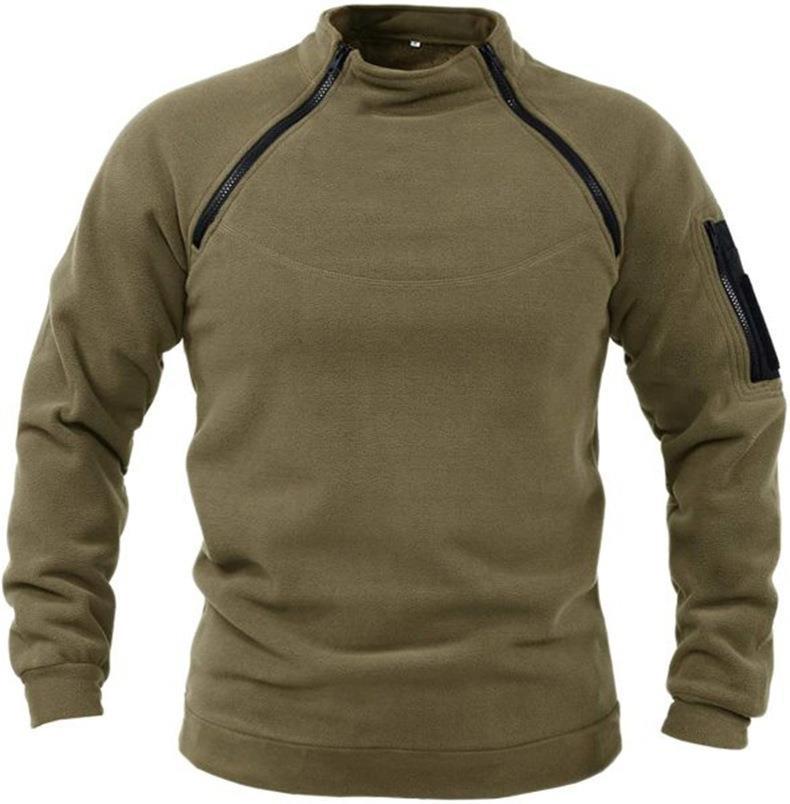Men's waffle or fleece-lined sweater