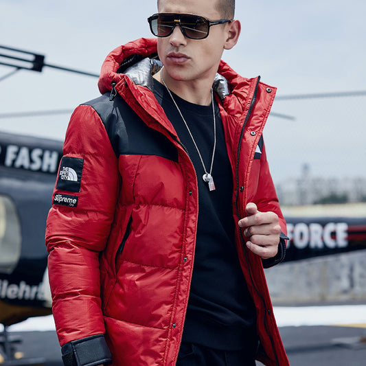 Loose Casual Thick Padded Jacket Men