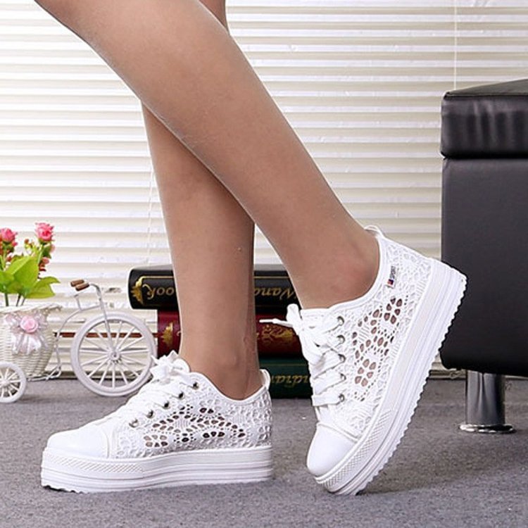 Lace Platform Sneakers