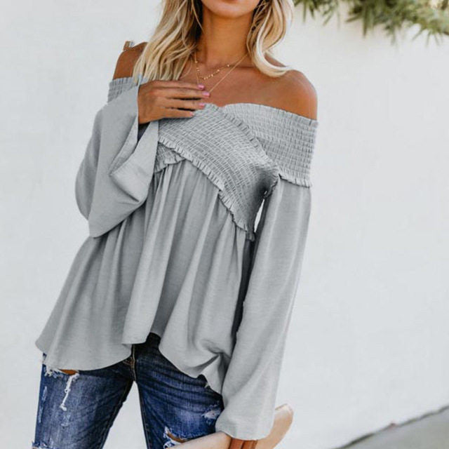 Women's Off Shoulder Shirt