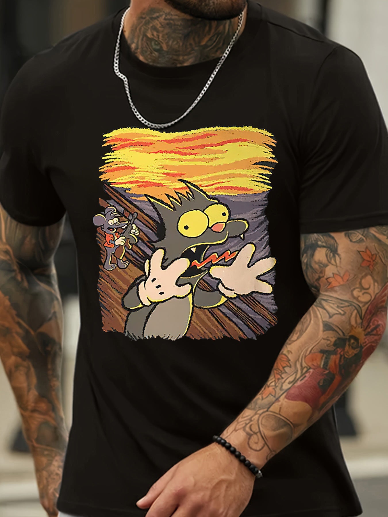 Cartoon Graphic T-Shirt