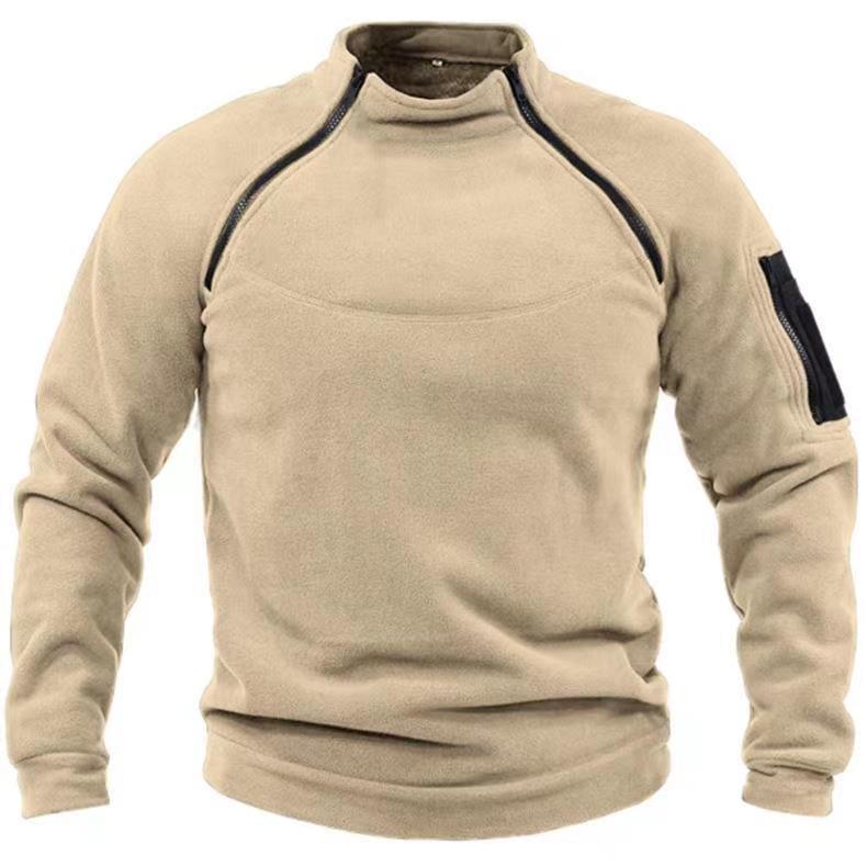 Men's waffle or fleece-lined sweater