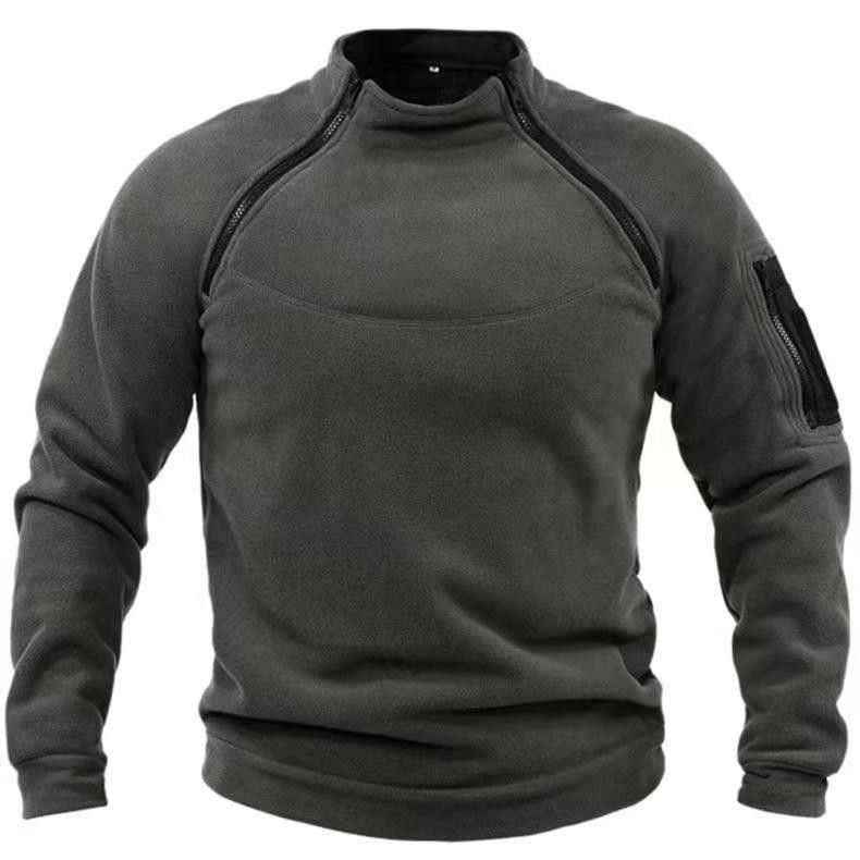 Men's waffle or fleece-lined sweater