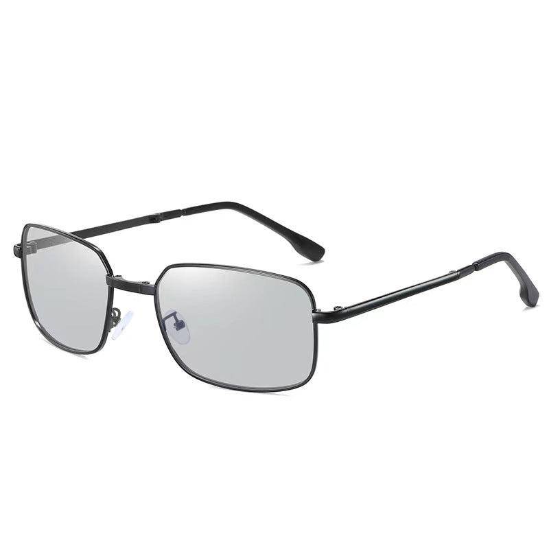 black frame smart grey lenses sunglasses 