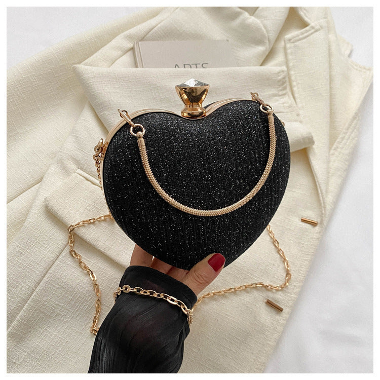 Heart-Shaped Evening Clutch
