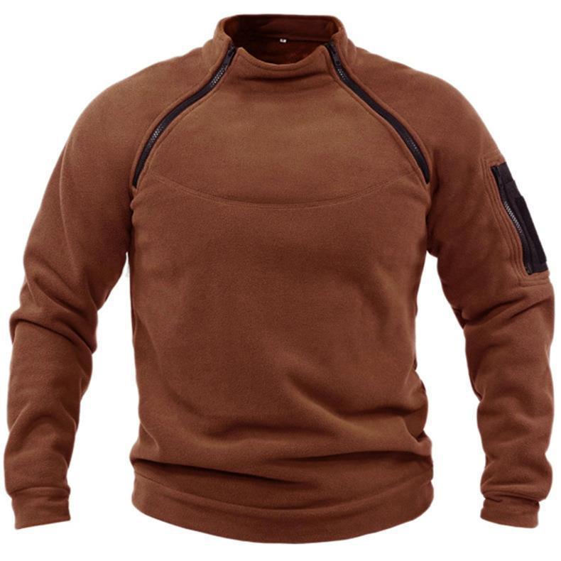 Men's waffle or fleece-lined sweater