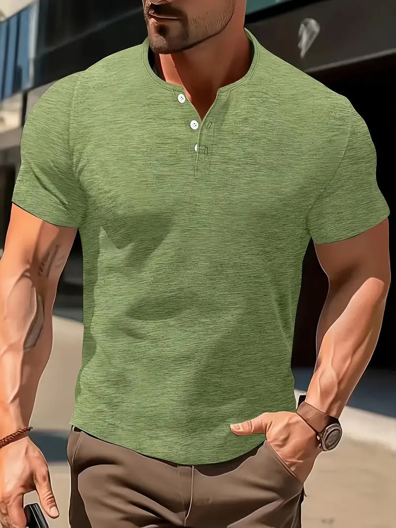 Men's Casual Fashion Short Sleeved Shirt