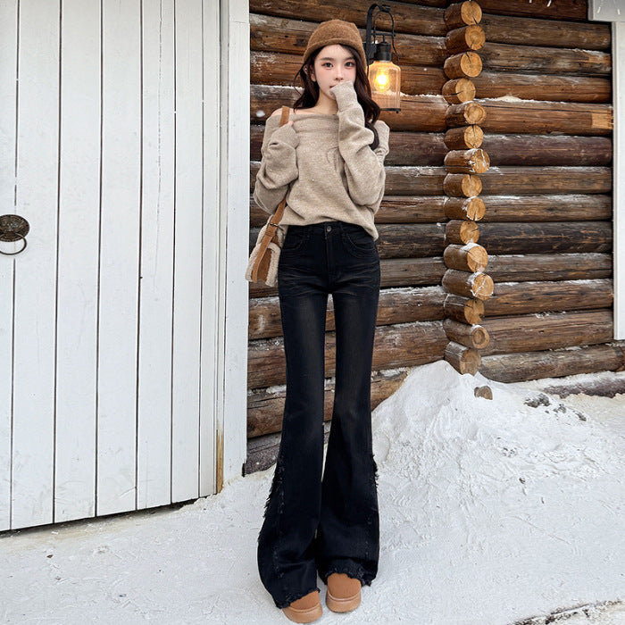 Vintage-Henkiset Bootcut-Farkut