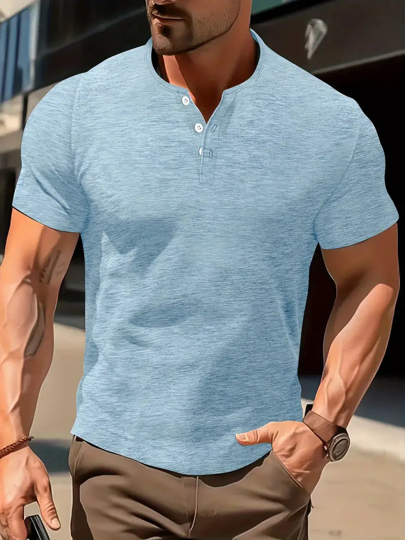 Men's Casual Fashion Short Sleeved Shirt