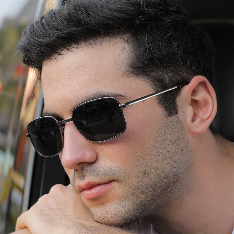 black foldable sunglasses for men
