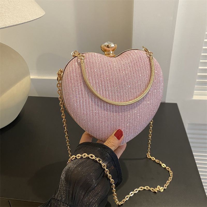 Heart-Shaped Evening Clutch