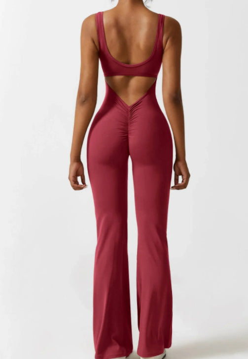 Sculpting Yoga outfit Red