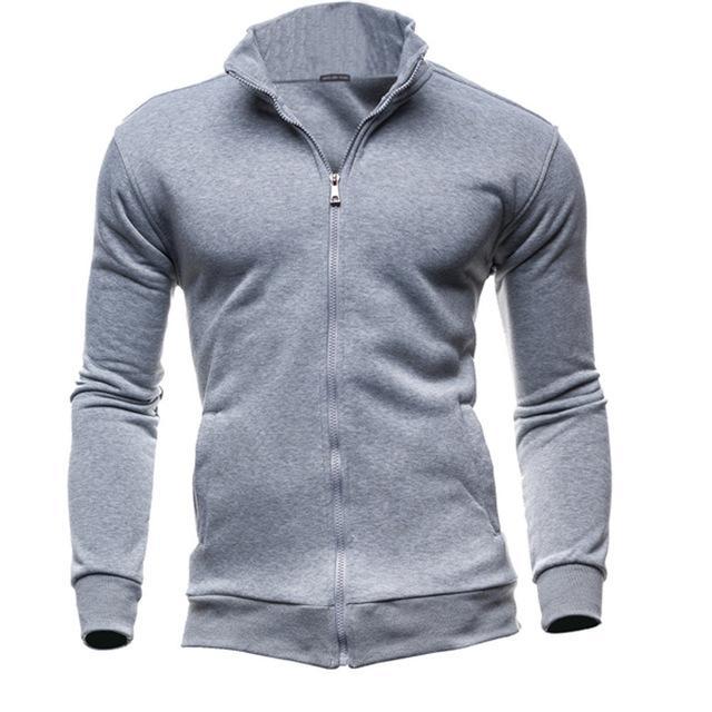 Men’s Minimalist Zip-Up Jacket