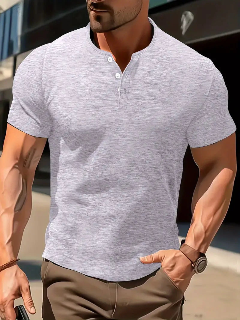 Men's Casual Fashion Short Sleeved Shirt