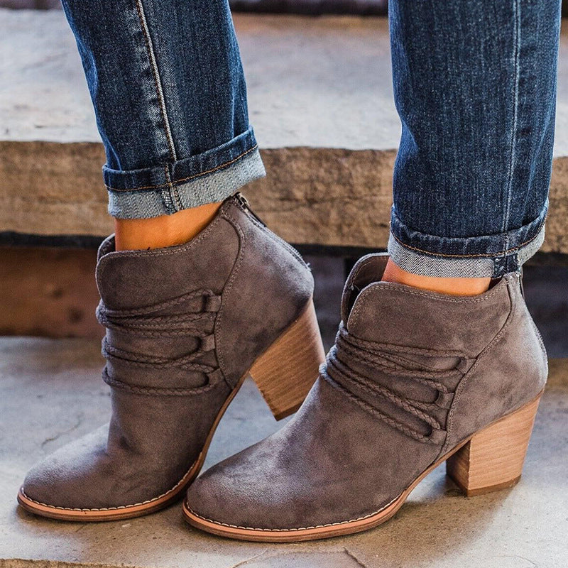 Western-Inspired Ankle Boots