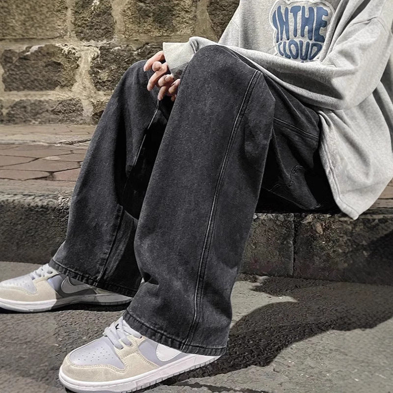 Miesten street-tyyliset housut mustanharmaat – AylureEssentials