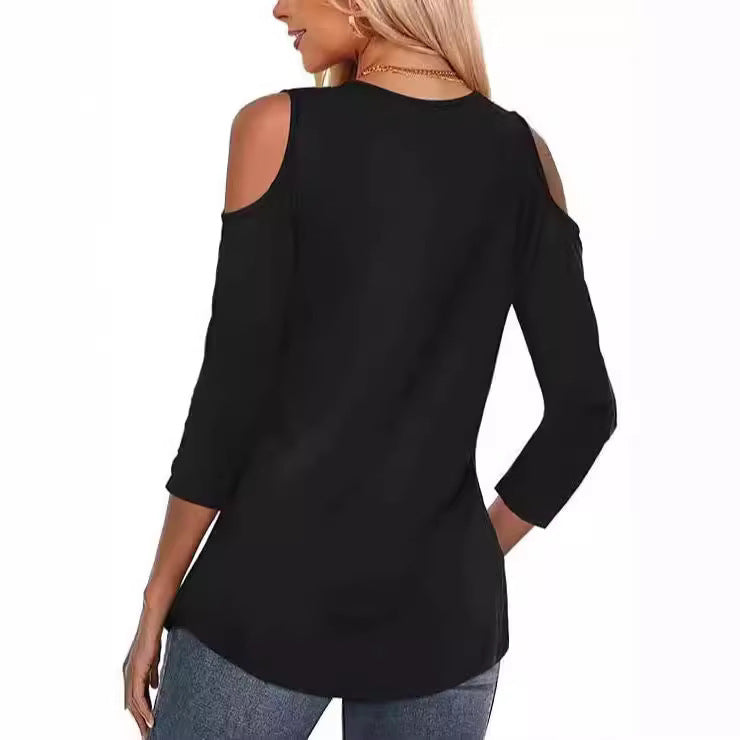 Cold-Shoulder Chic Pullover