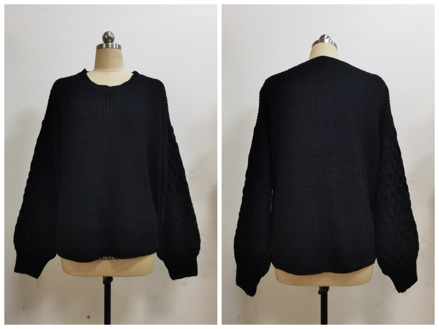 Lantern Sleeve Knit Sweater