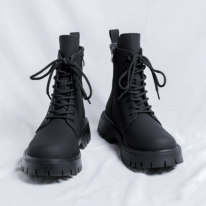 Men’s Classic Lace-Up Combat Boots – Timeless Style & Rugged Comfort!