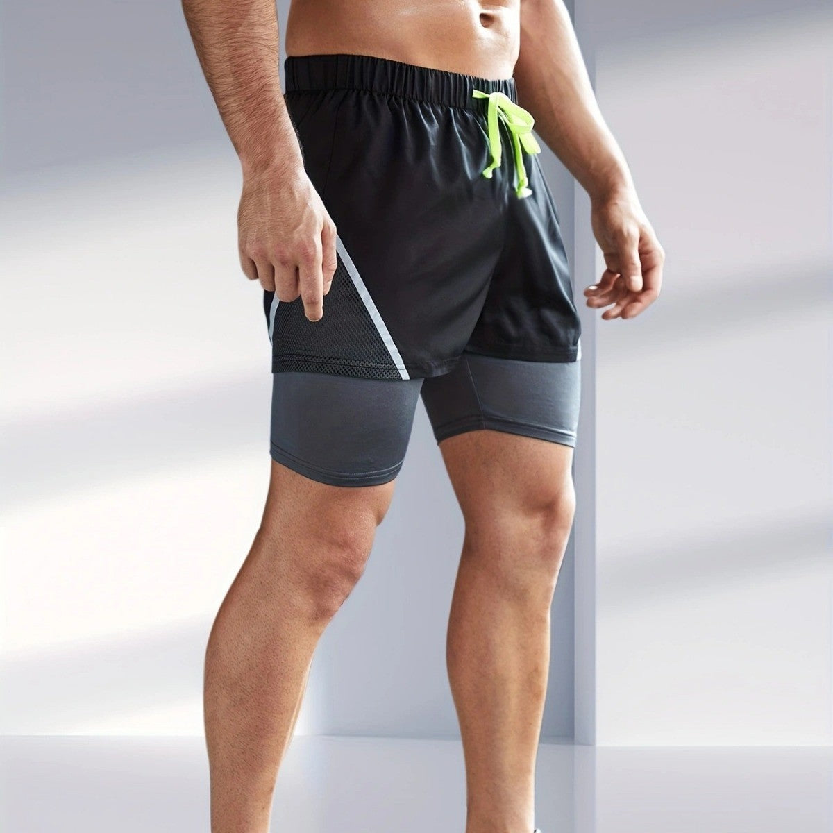Men’s 2-in-1 Workout Shorts