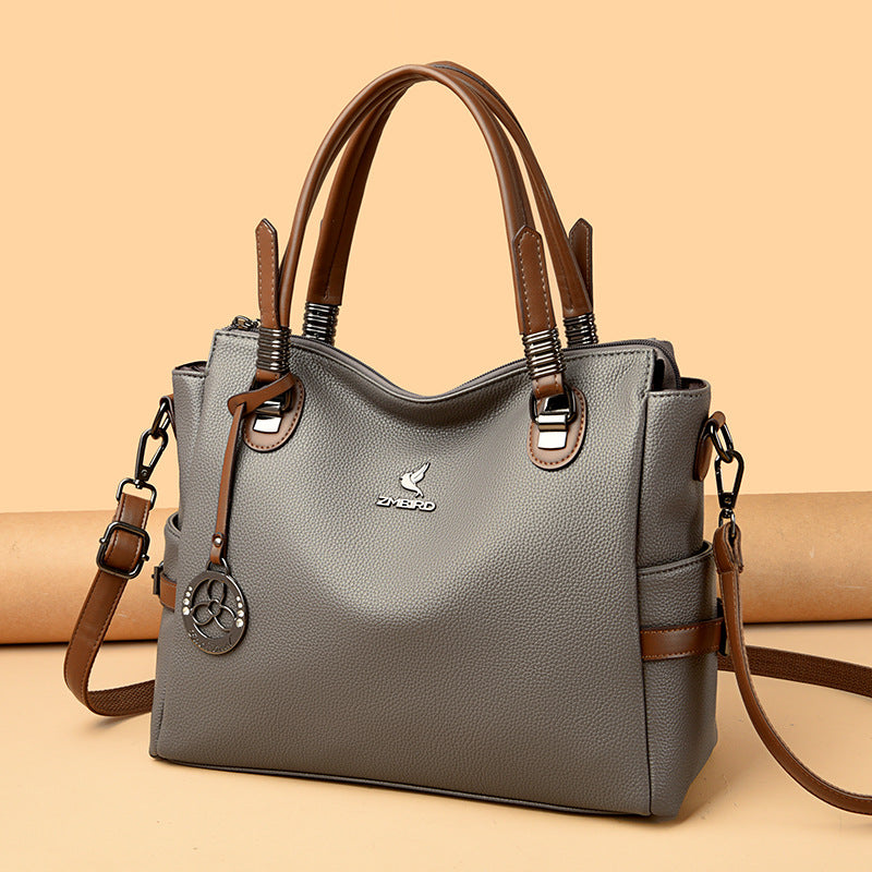 Contrast Stitch Handbag