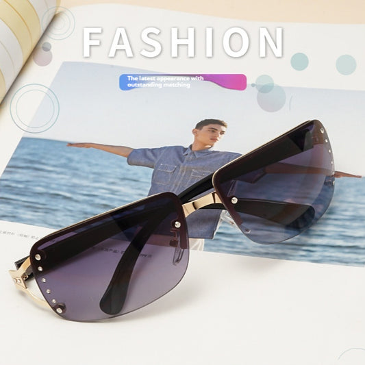 Kulta ja liukuvärjätty harmaa linssi aurinkolasit Elysian Shades