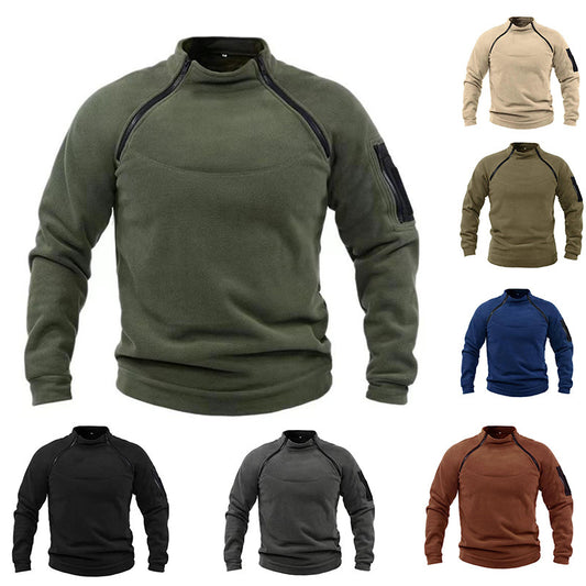 Men's waffle or fleece-lined sweater