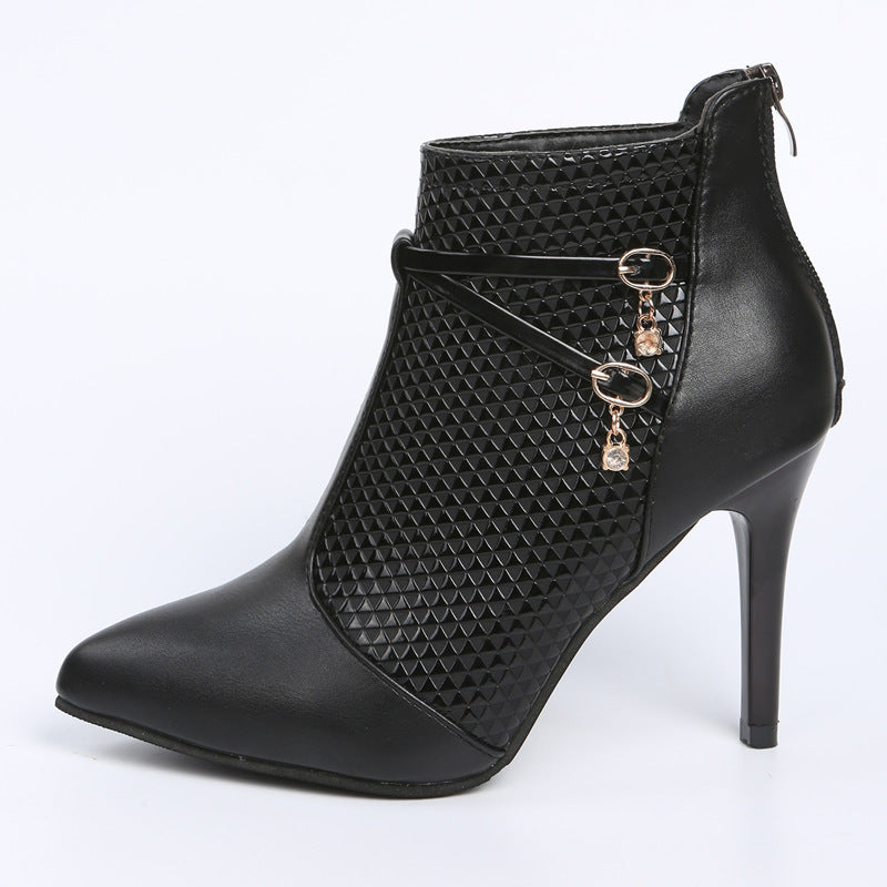 Sleek Stiletto Ankle Boots