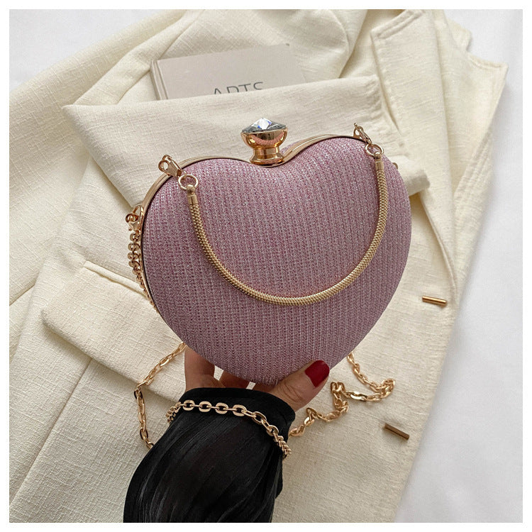 Heart-Shaped Evening Clutch