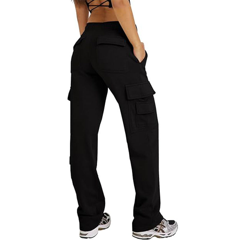 Women's cargo pants black – AylureEssentials