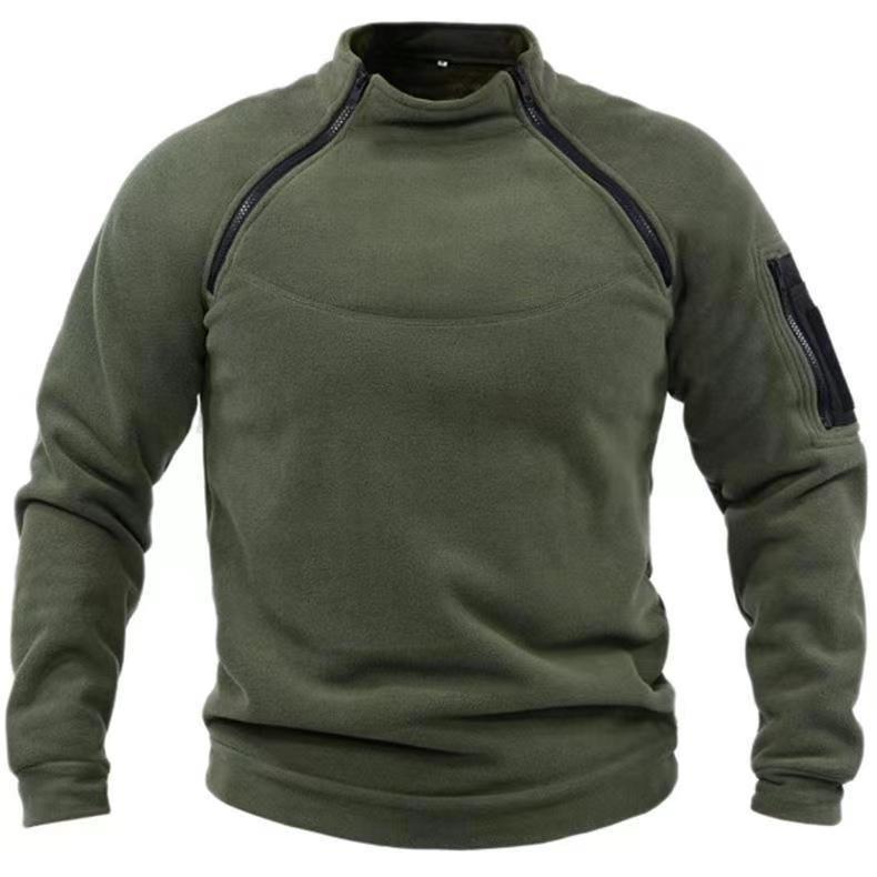 Men's waffle or fleece-lined sweater