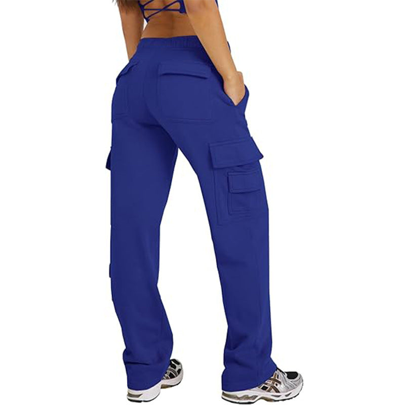 Women's cargo pants blue– AylureEssentials