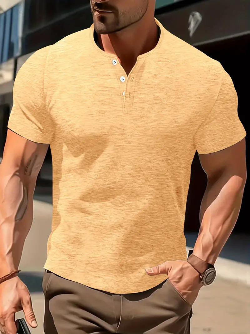 Men's Casual Fashion Short Sleeved Shirt