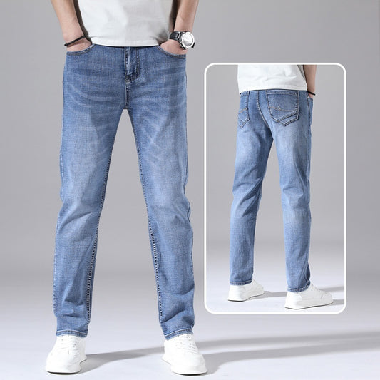 Lightweight Tapered Jeans