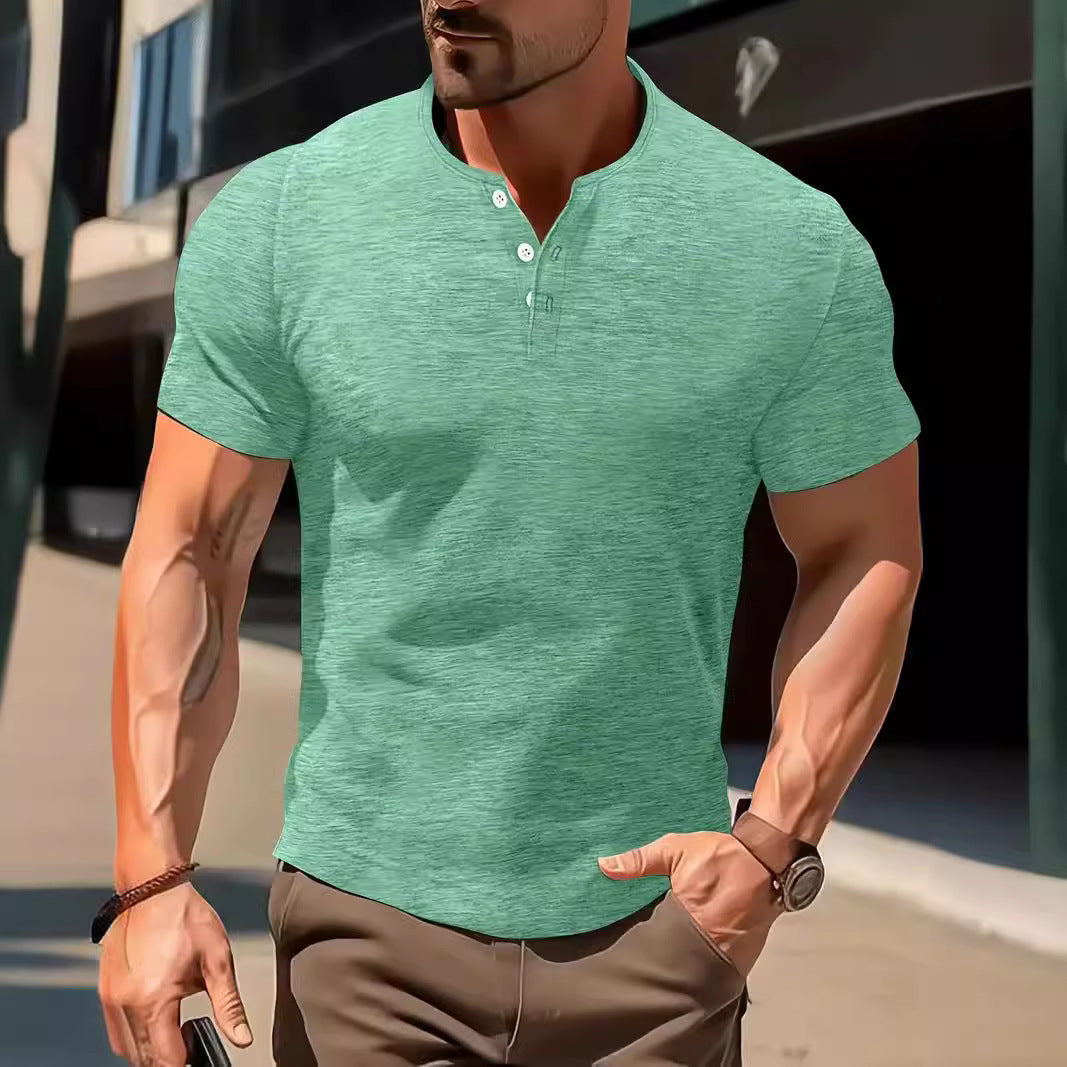 Men's Casual Fashion Short Sleeved Shirt