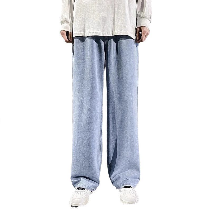 Men's street style pants light blue – AylureEssentials