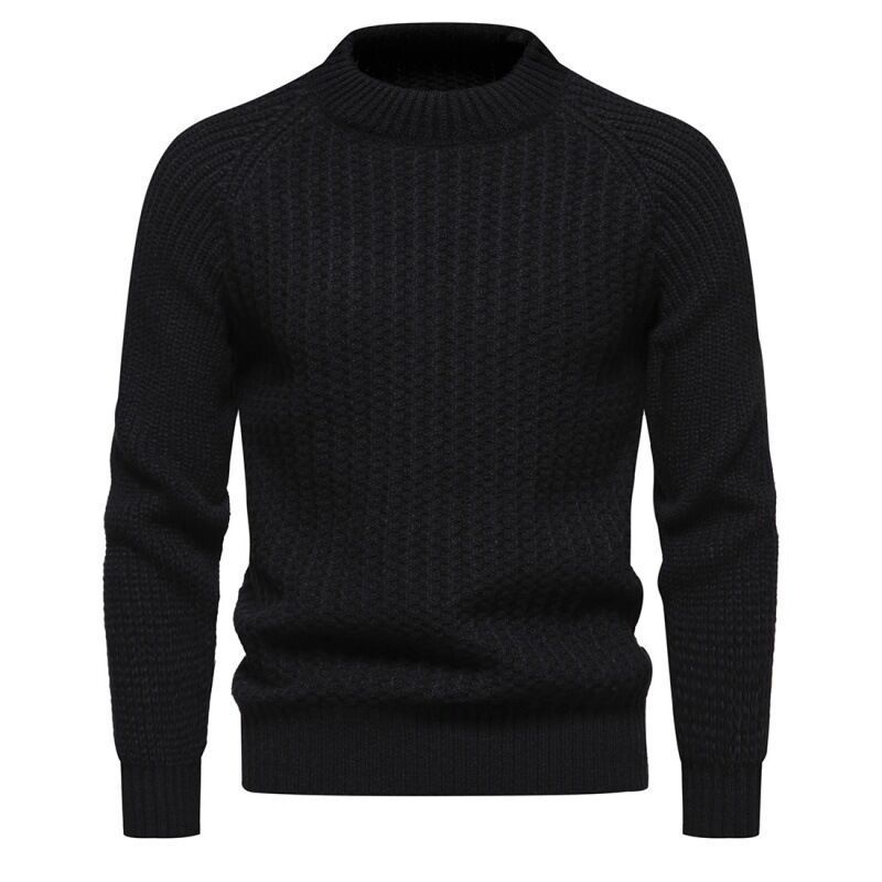 Classic Textured Knit Sweater