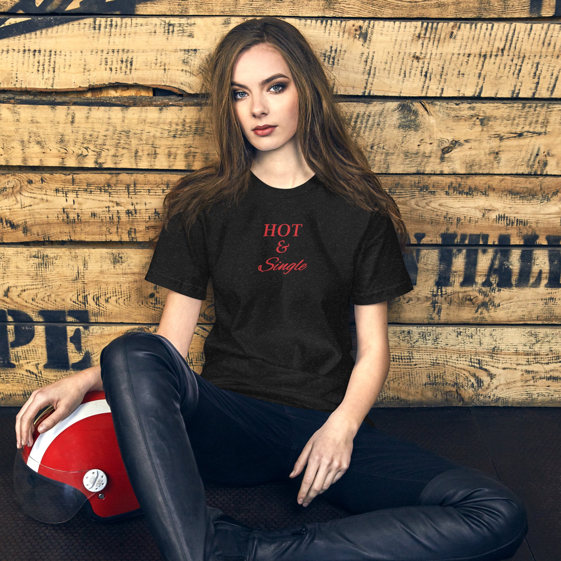 Fun and bold slogan tee for women with a casual vibe